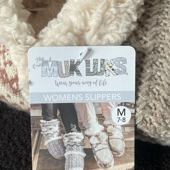 Muk Luks Womens Slippers - Size M 7-8 - Picture 6 of 8
